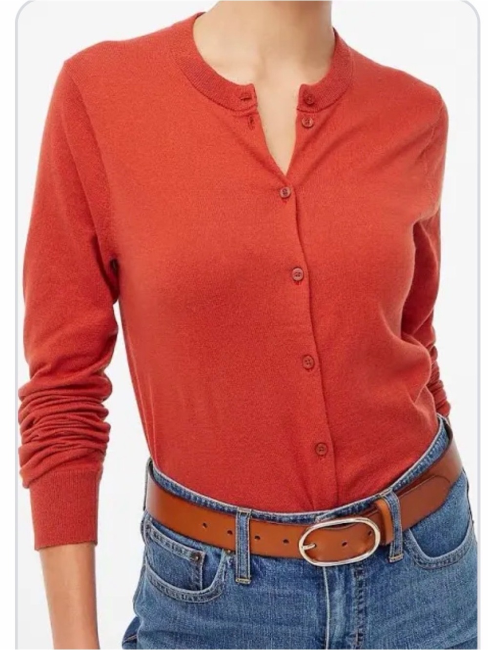 J. Crew Clare Cotton Cardigan Sweater
